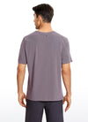 Pima Cotton Short Sleeve V Neck