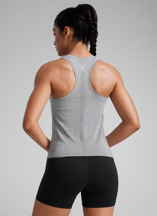 Seamless Scoop Neck Tanks Racerback