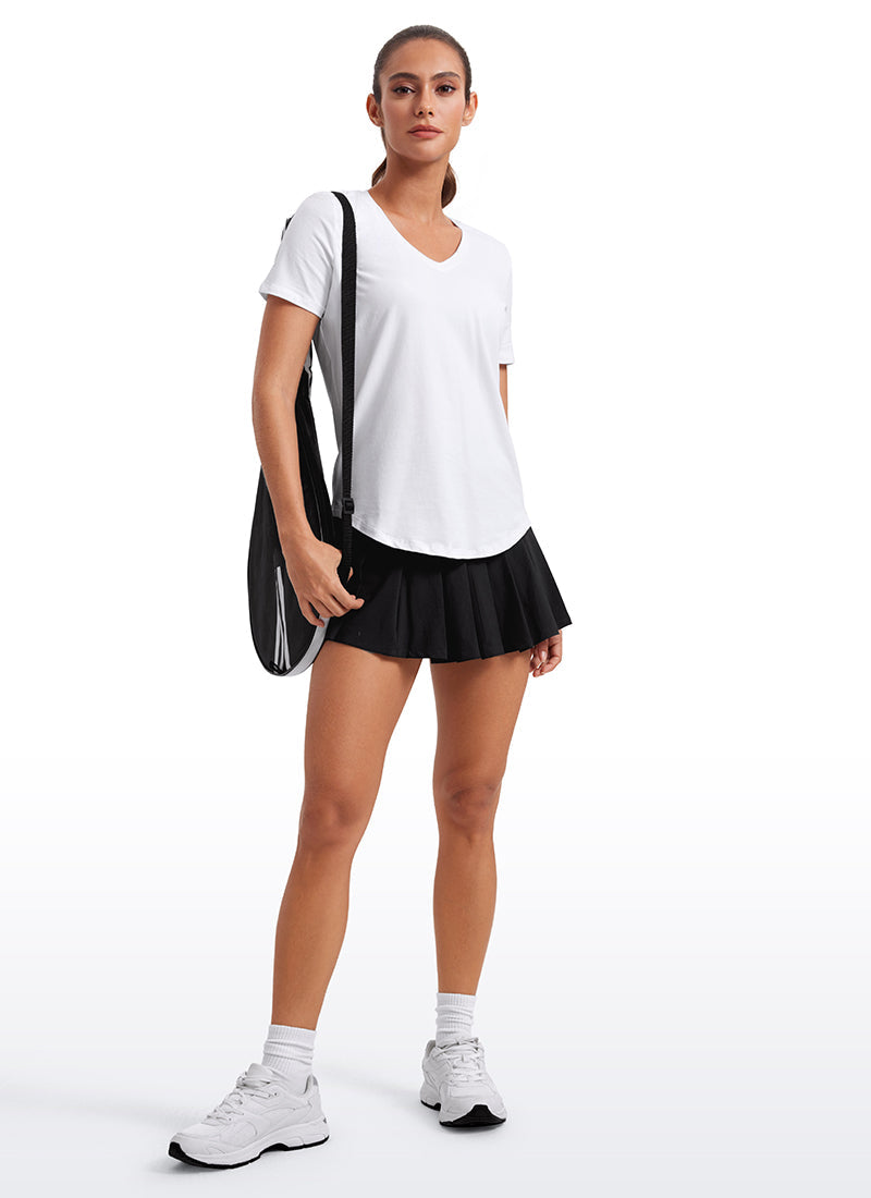 Pima Cotton Pro Short Sleeves V Neck