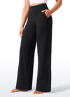 Butterlift® High Waisted Wide Leg Pants with Pockets 33"
