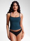Sunshine Tankini Top Racerback Spaghetti Straps