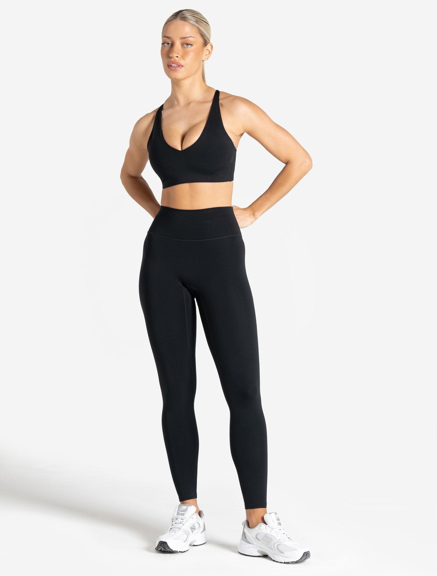 Allure Adjustable Sports Bra - Black