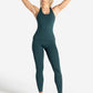 Allure Halter Built-in Bra Vest - Marine Teal