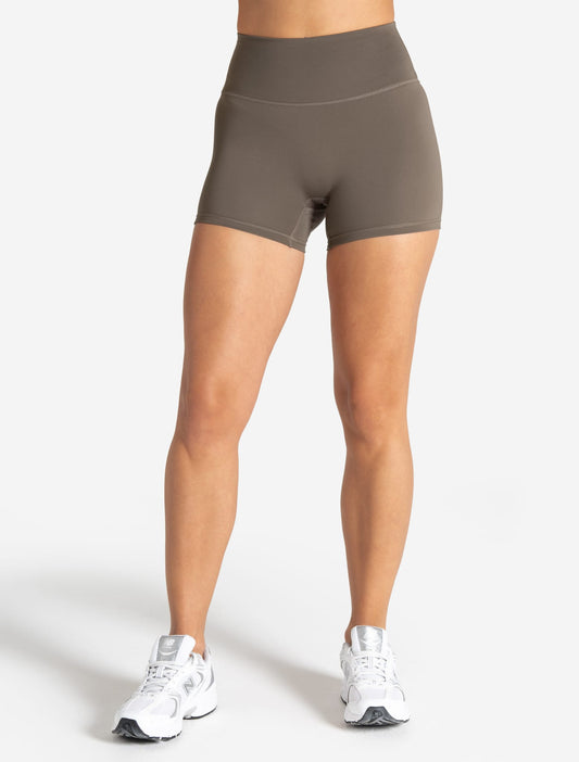 Allure Short Length Shorts - Taupe