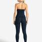 Allure Halter Built-in Bra Vest - Dark Navy