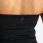 Allure Halter Built-in Bra Vest - Black