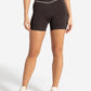 Sculpt Seamless Scrunch Shorts - Espresso/Marshmallow