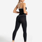 Sculpt Seamless Scrunch Leggings - Black/Marshmallow