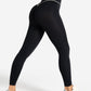 Sculpt Seamless Scrunch Leggings - Black/Marshmallow