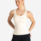 Sculpt Seamless Built-In Bra Vest - Marshmallow