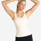 Sculpt Seamless Built-In Bra Vest - Marshmallow