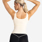 Sculpt Seamless Built-In Bra Vest - Marshmallow