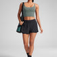 Butterlift Scoop Neck Cropped Build-in Bra Tanks