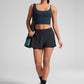 Butterlift Scoop Neck Cropped Build-in Bra Tanks