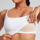 Butterlift Scoop Neck Cropped Build-in Bra Tanks