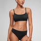 Softhold Double Lined Scoop Neck Bralettes Adjustable
