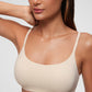 Softhold Double Lined Scoop Neck Bralettes Adjustable