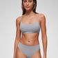 Softhold Double Lined Scoop Neck Bralettes Adjustable
