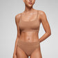 Softhold Double Lined Scoop Neck Bralettes Adjustable