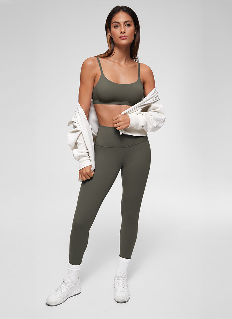 Softhold Double Lined Scoop Neck Bralettes Adjustable