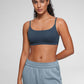 Softhold Double Lined Scoop Neck Bralettes Adjustable