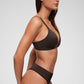 Softhold Double Lined Triangle Bralette Adjustable
