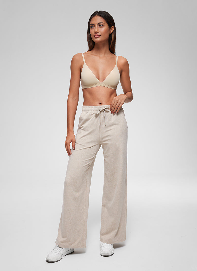 Softhold Double Lined Triangle Bralette Adjustable