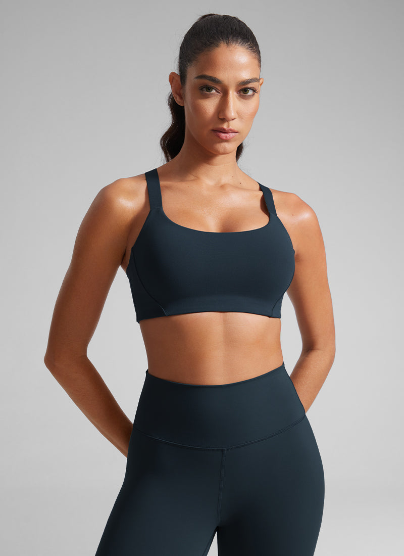 Butterlift Scoop Neck Padded Bras Adjustable Straps