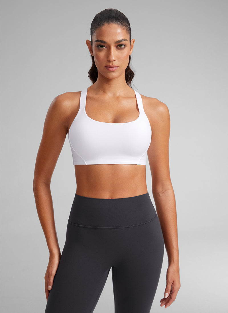 Butterlift Scoop Neck Padded Bras Adjustable Straps