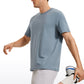 Pima Cotton T-Shirts Short Sleeve Crew Neck