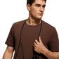 Pima Cotton T-Shirts Short Sleeve Crew Neck
