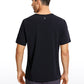 Pima Cotton Short Sleeve V Neck