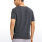 Pima Cotton Short Sleeve V Neck