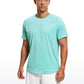 Lightweight Quick Dry Short Sleeves Crew Neck