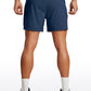 Feathery-Fit 2 in 1 Athletic Shorts 5''- with Pockets