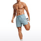 Feathery-Fit 2 in 1 Athletic Shorts 5''- with Pockets