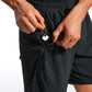 Feathery-Fit Swim Trunks 7'' with Zipper Pockets