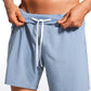 Feathery-Fit Swim Trunks 7'' with Zipper Pockets