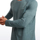 Lightweight Rounded Scallop Bottom Long Sleeves