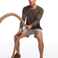 Lightweight Rounded Scallop Bottom Long Sleeves