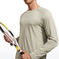 Lightweight Rounded Scallop Bottom Long Sleeves