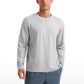 Soft Stretchy Crewneck Long Sleeve Shirts