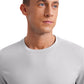 Soft Stretchy Crewneck Long Sleeve Shirts