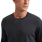 Soft Stretchy Crewneck Long Sleeve Shirts