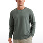 Soft Stretchy Crewneck Long Sleeve Shirts
