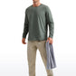 Soft Stretchy Crewneck Long Sleeve Shirts