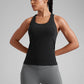 Seamless Scoop Neck Tanks Racerback