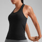 Seamless Scoop Neck Tanks Racerback