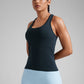 Seamless Scoop Neck Tanks Racerback