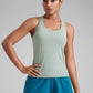 Seamless Scoop Neck Tanks Racerback